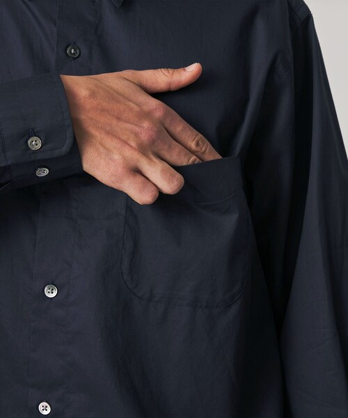 Steven Alan(スティーブンアラン)の「<Steven Alan> 80 コンパクトヤーン ツイル レギュラーカラー シャツ NARROW(シャツ/ブラウス・メンズ・ネイビー/ホワイト・XL/L/M/S)」の6枚目の写真
