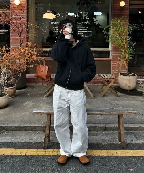 Millo Archive（ミロ アーカイブ）の「リフレクトカーブドパンツ [オフホワイト]（デニムパンツ・レディース・その他・S/M/XL/L）」の7枚目の写真