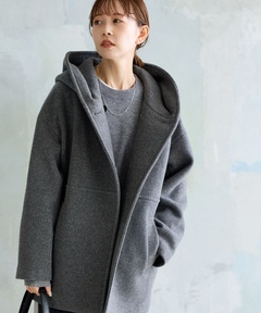 セール】anuke Collarless Cocoon Coat 62520003（ブルゾン）｜anuke