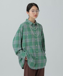 【新品】シャギーチェックシャツ　Fサイズ　グリーン　レプシィム　LEPSIM 楽天市場】【BEVERLY HILLS POLO CLUB】シャギーチェックシャツ LEPSIM