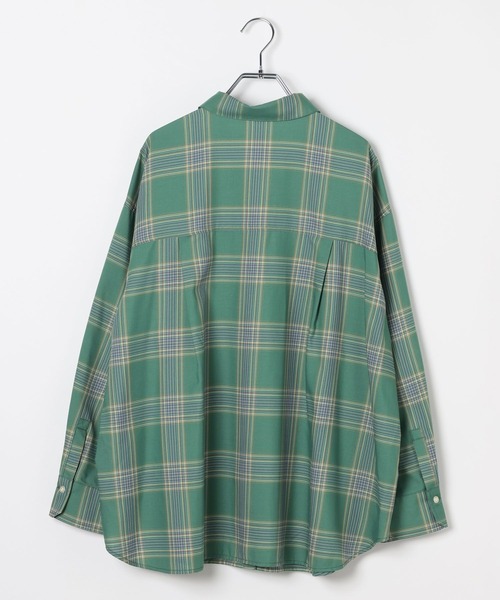 LEPSIM（レプシィム）の「カシュクールチェックシャツ　630187（シャツ/ブラウス・レディース・ベージュ/グリーン・FREE）」の16枚目の写真