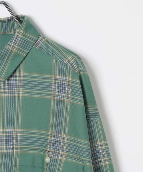 LEPSIM（レプシィム）の「カシュクールチェックシャツ　630187（シャツ/ブラウス・レディース・ベージュ/グリーン・FREE）」の18枚目の写真