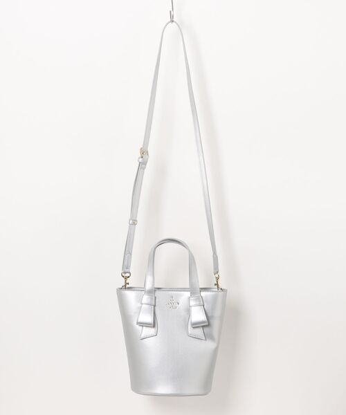 LANVIN en Bleu（ランバンオンブルー）の「アンス 2wayバッグ（ハンドバッグ・レディース・シルバー/ブラック/アイボリー・FREE）」の3枚目の写真