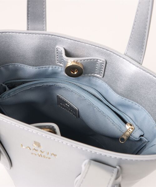 LANVIN en Bleu（ランバンオンブルー）の「アンス 2wayバッグ（ハンドバッグ・レディース・シルバー/ブラック/アイボリー・FREE）」の7枚目の写真