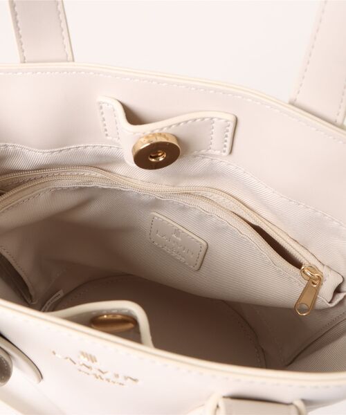 LANVIN en Bleu（ランバンオンブルー）の「アンス 2wayバッグ（ハンドバッグ・レディース・シルバー/ブラック/アイボリー・FREE）」の8枚目の写真