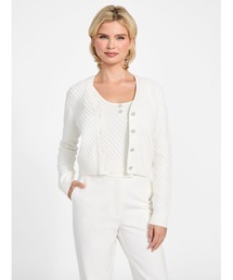 Guess | Long Sleeves V-neck Lylah Cardi Sweater(ニット/セーター)