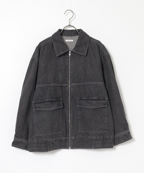 Honeys（ハニーズ）の「ゆるＧジャン（デニムジャケット・レディース・グレー/インディゴブルー/ブルー系その他・L/LL/M）」の18枚目の写真