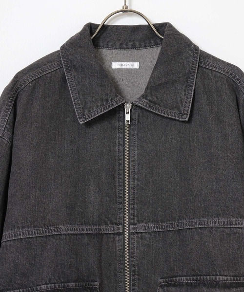 Honeys（ハニーズ）の「ゆるＧジャン（デニムジャケット・レディース・グレー/インディゴブルー/ブルー系その他・L/LL/M）」の19枚目の写真