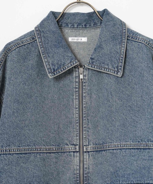Honeys（ハニーズ）の「ゆるＧジャン（デニムジャケット・レディース・グレー/インディゴブルー/ブルー系その他・L/LL/M）」の22枚目の写真