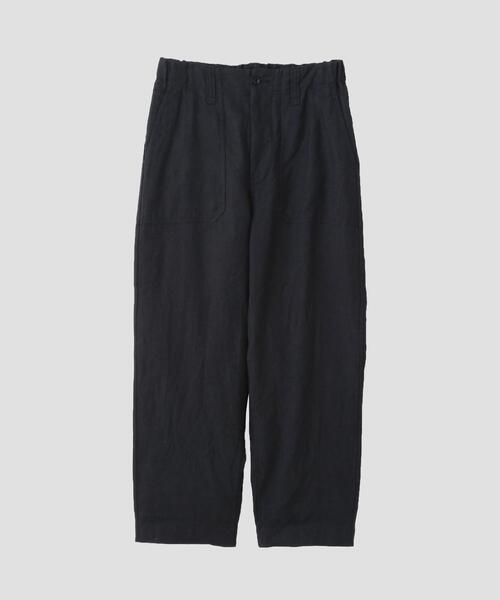 MHL.（エムエイチエル）の「FADED WOOL LINEN TWILL（その他パンツ・メンズ・ブラック・SMALL/MEDIUM/LARGE）」の7枚目の写真
