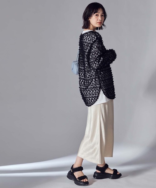 Gready Brilliant(グレディブリリアン)の「ドット刺繍レースクルー(シャツ/ブラウス・レディース・アイボリー/ブラック・FREE)」の16枚目の写真