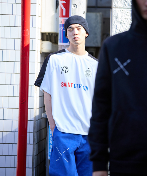 PARIS SAINT-GERMAIN(パリサンジェルマン)の「【Paris Saint-Germain / パリ・サン=ジェルマン】PSG X XO JERSEY(Tシャツ/カットソー・メンズ・ホワイト/ブラック・MEDIUM/LARGE/X-LARGE)」の7枚目の写真
