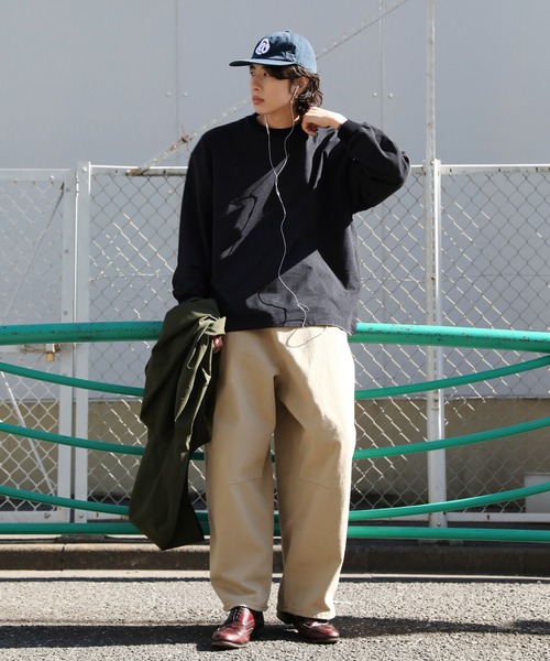 NAKER(ネイカー)の「細ピッチボーダーロンT(Tシャツ/カットソー・メンズ・ブルー/ブラック/カーキ・S/M/L/XL)」の10枚目の写真