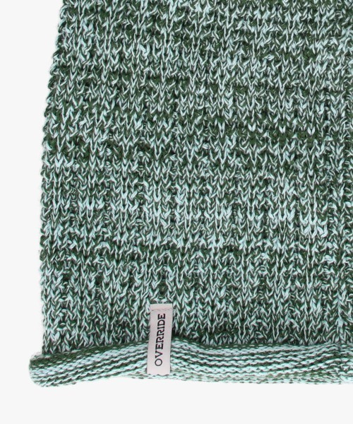 OVERRIDE（オーバーライド）の「OVERRIDE  OGC MARLED LOOSE BEANIE / オーバーライド（ニットキャップ/ビーニー・メンズ・グリーン/ブルー/ブラック・57~59cm）」の13枚目の写真