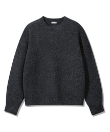 ウールハチクラシックニット BK8943_チャコール