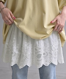 締め付けゼロ 「柄が選べる」 刺繍レースつけ裾