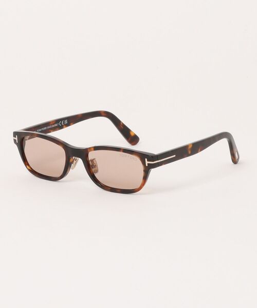 トムフォード スペアグラス付ブラウン/ブラック スクエア型サングラス TOM FORD/トムフォード】スクエア サングラス TF1352-D 52E