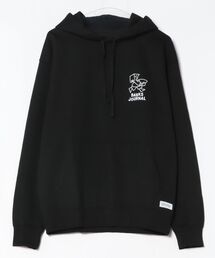 BANKS | HOODIE/BANKS JOURNAL/バンクスジャーナル バッグプリント ロゴプリント プルオーバーパーカー(パーカー)