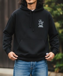 BANKS（バンクス）の「HOODIE/BANKS JOURNAL/バンクスジャーナル バッグプリント ロゴプリント プルオーバーパーカー（パーカー）」