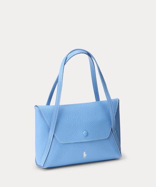 POLO RALPH LAUREN(ポロ ラルフ ローレン)の「Polo Play レザー ミニ エンベロープ バッグ(ハンドバッグ・レディース・ブルー・ONE)」の11枚目の写真