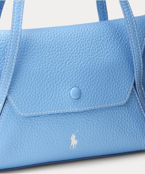 POLO RALPH LAUREN(ポロ ラルフ ローレン)の「Polo Play レザー ミニ エンベロープ バッグ(ハンドバッグ・レディース・ブルー・ONE)」の8枚目の写真