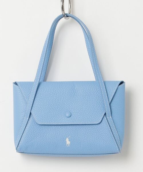 POLO RALPH LAUREN(ポロ ラルフ ローレン)の「Polo Play レザー ミニ エンベロープ バッグ(ハンドバッグ・レディース・ブルー・ONE)」の6枚目の写真