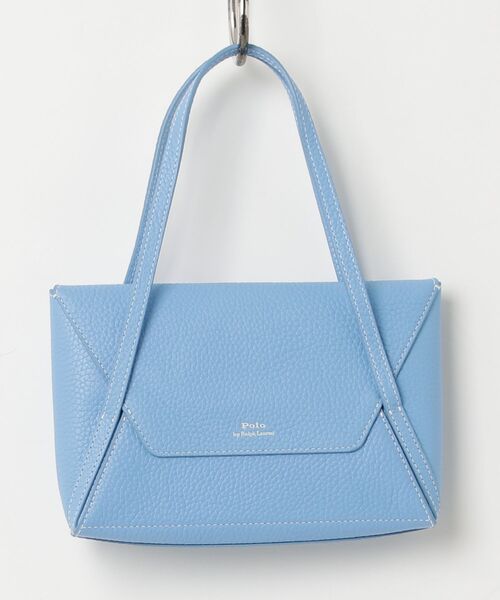 POLO RALPH LAUREN(ポロ ラルフ ローレン)の「Polo Play レザー ミニ エンベロープ バッグ(ハンドバッグ・レディース・ブルー・ONE)」の5枚目の写真