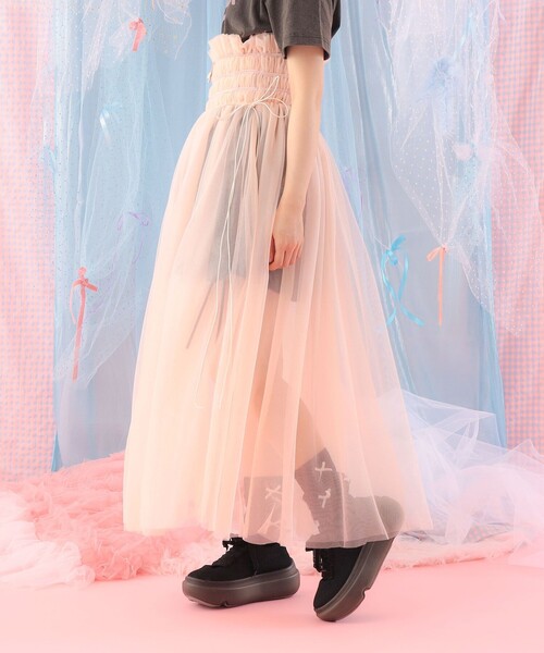 CAROLINA GLASER（カロリナ グレイサー）の「リボン付き リブ ハイソックス（ソックス/靴下・レディース・ホワイト/グレー/ブラック・ONE SIZE）」の17枚目の写真