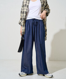 FREAK'S STORE | 限定展開　レーヨン デニム イージーパンツ(デニムパンツ)