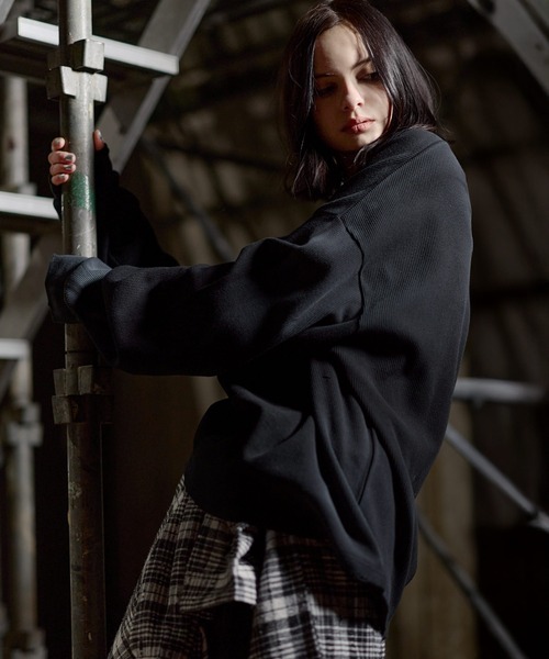 ERAR（エラー）の「【ERAR】ヴィンテージライクハイダメージワッフルクルーネックロンT（Tシャツ/カットソー・メンズ・ブラック/ホワイト・S/M/L/XL）」の17枚目の写真