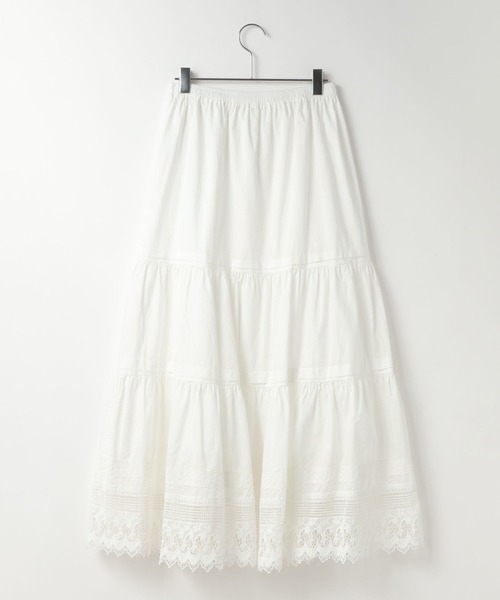 LOWRYS FARM（ローリーズファーム）の「レースボリュームスカート 661784（スカート・レディース・ホワイト/ブラック・FREE）」の16枚目の写真