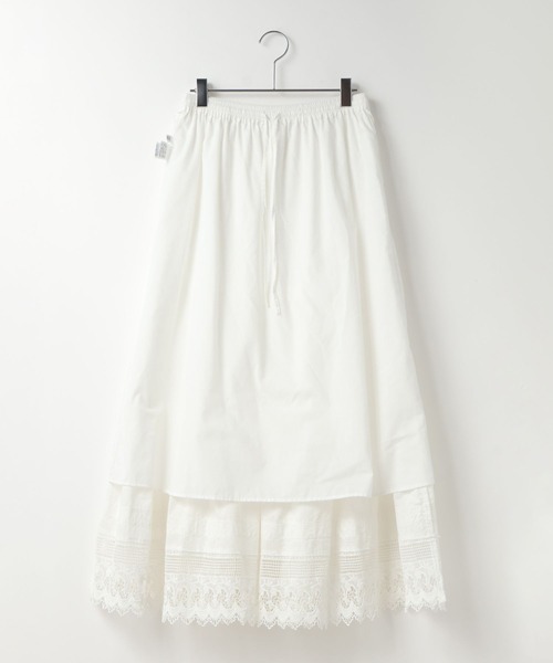 LOWRYS FARM（ローリーズファーム）の「レースボリュームスカート 661784（スカート・レディース・ホワイト/ブラック・FREE）」の20枚目の写真