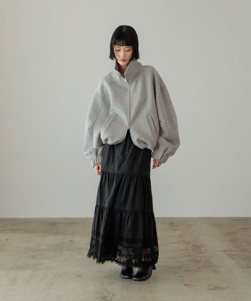 LOWRYS FARM（ローリーズファーム）の「レースボリュームスカート 661784（スカート・レディース・ホワイト/ブラック・FREE）」の11枚目の写真