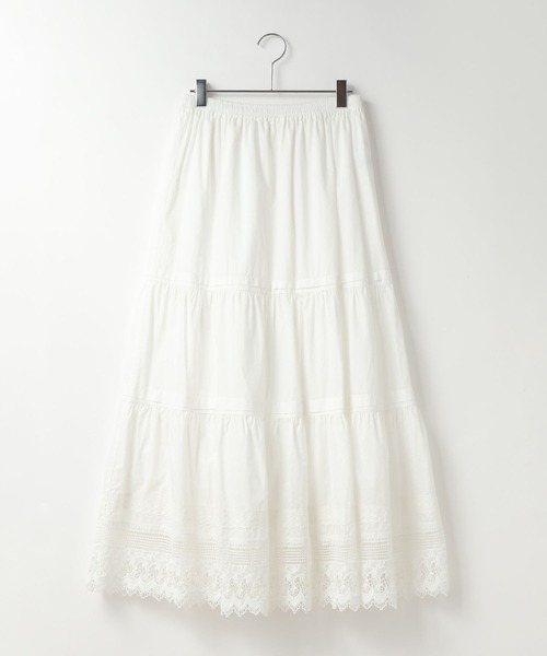 LOWRYS FARM（ローリーズファーム）の「レースボリュームスカート 661784（スカート・レディース・ホワイト/ブラック・FREE）」の15枚目の写真