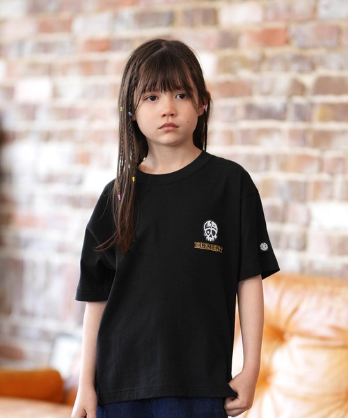 ELEMENT（エレメント）の「ELEMENT/エレメント キッズ 半袖 Tシャツ ロゴ バックプリント BG025250（Tシャツ/カットソー・キッズ・ホワイト/ブラック/イエロー× ブルー・130cm/140cm/150cm/160cm）」の13枚目の写真