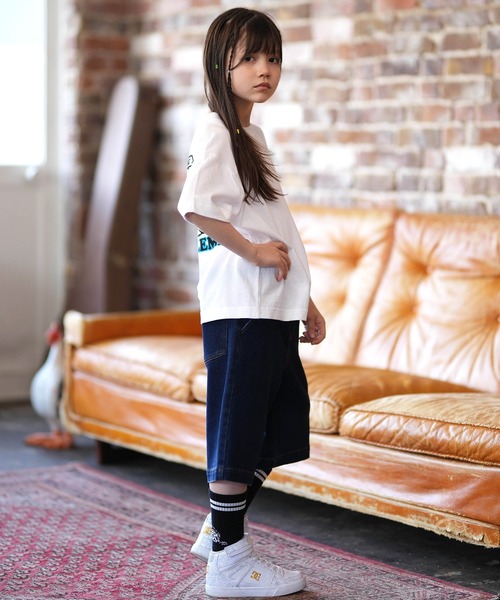 ELEMENT（エレメント）の「ELEMENT/エレメント キッズ 半袖 Tシャツ ロゴ バックプリント BG025250（Tシャツ/カットソー・キッズ・ホワイト/ブラック/イエロー× ブルー・130cm/140cm/150cm/160cm）」の12枚目の写真