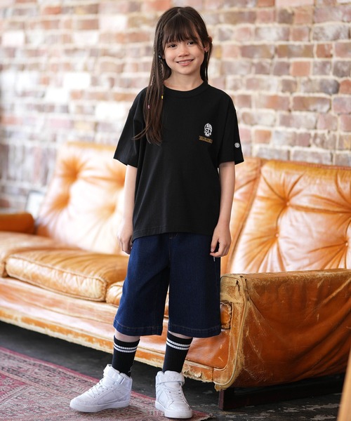 ELEMENT（エレメント）の「ELEMENT/エレメント キッズ 半袖 Tシャツ ロゴ バックプリント BG025250（Tシャツ/カットソー・キッズ・ホワイト/ブラック/イエロー× ブルー・130cm/140cm/150cm/160cm）」の15枚目の写真