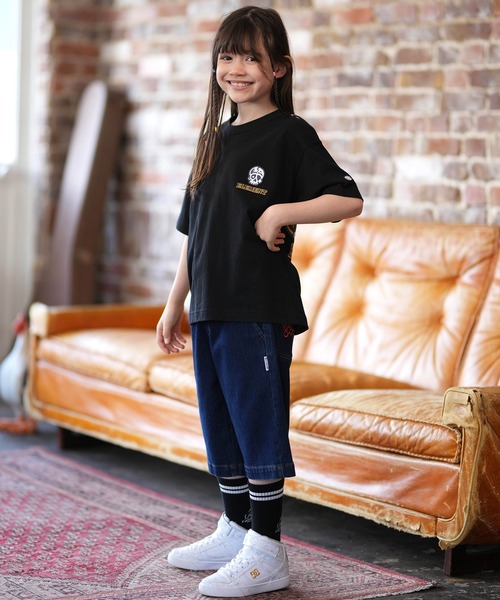 ELEMENT（エレメント）の「ELEMENT/エレメント キッズ 半袖 Tシャツ ロゴ バックプリント BG025250（Tシャツ/カットソー・キッズ・ホワイト/ブラック/イエロー× ブルー・130cm/140cm/150cm/160cm）」の16枚目の写真