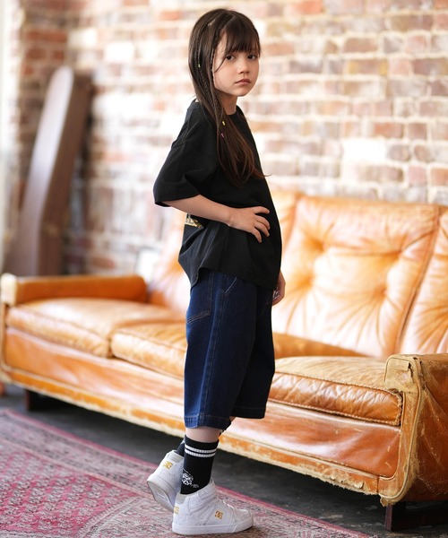 ELEMENT（エレメント）の「ELEMENT/エレメント キッズ 半袖 Tシャツ ロゴ バックプリント BG025250（Tシャツ/カットソー・キッズ・ホワイト/ブラック/イエロー× ブルー・130cm/140cm/150cm/160cm）」の18枚目の写真