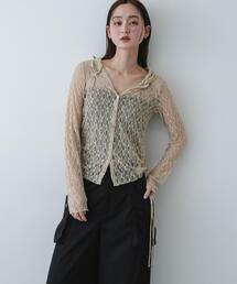 SENSE OF PLACE by URBAN RESEARCH | 『洗濯可』フーディレースカットトップ(その他トップス)