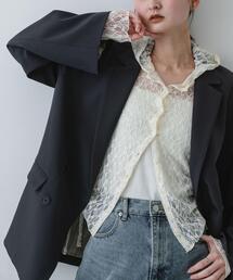 SENSE OF PLACE by URBAN RESEARCH | 『洗濯可』フーディレースカットトップ(その他トップス)