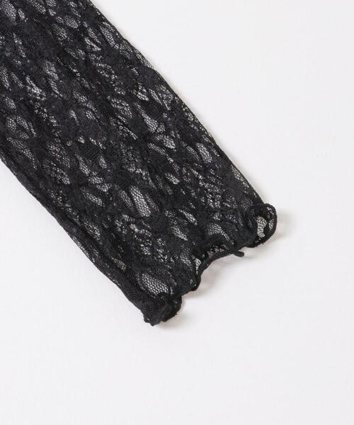 SENSE OF PLACE by URBAN RESEARCH（センスオブプレイスバイアーバンリサーチ）の「『洗濯可』フーディレースカットトップ（その他トップス・レディース・ブラック/アイボリー/ベージュ・ONE）」の19枚目の写真