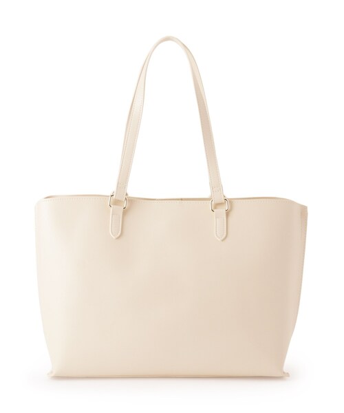 SHOO・LA・RUE（シューラルー）の「【A4】サイド配色トートバッグ（トートバッグ・レディース・アイボリー/ブラック/ブラウン系その他・00）」の14枚目の写真