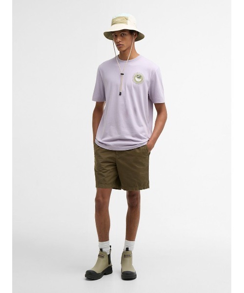 Barbour(バブアー)の「Westbury リラックス グラフィックTシャツ(Tシャツ/カットソー・メンズ・ベージュ/パープル・SMALL/MEDIUM/LARGE)」の9枚目の写真