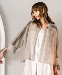 AULA AILA | ステッチポイントシアーシャツ(シャツ/ブラウス)