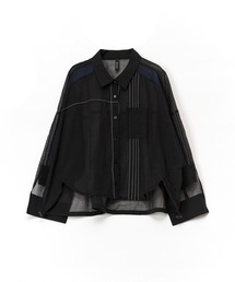 AULA AILA（アウラアイラ）の「ステッチポイントシアーシャツ（シャツ/ブラウス）」