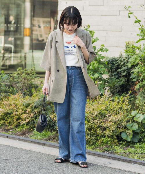 URBAN RESEARCH(アーバンリサーチ)の「『3サイズ展開』綿麻デニムストレートパンツ(デニムパンツ・レディース・ホワイト/ブルー・38/36/40)」の18枚目の写真