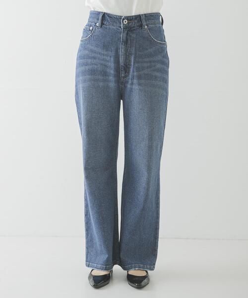 URBAN RESEARCH(アーバンリサーチ)の「『3サイズ展開』綿麻デニムストレートパンツ(デニムパンツ・レディース・ホワイト/ブルー・38/36/40)」の19枚目の写真