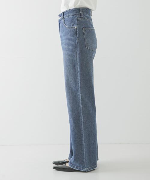 URBAN RESEARCH(アーバンリサーチ)の「『3サイズ展開』綿麻デニムストレートパンツ(デニムパンツ・レディース・ホワイト/ブルー・38/36/40)」の21枚目の写真