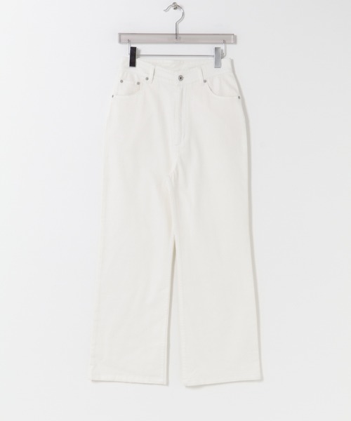 URBAN RESEARCH（アーバンリサーチ）の「綿麻デニムストレートパンツ（デニムパンツ・レディース・ホワイト/ブルー・38/36/40）」の12枚目の写真